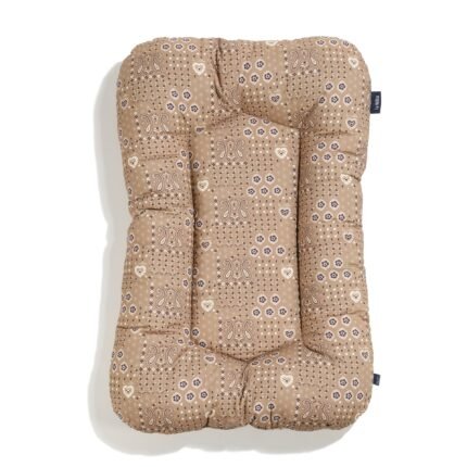 Babynest Baumwolle Velvet BANDANA MOCCA - M - 50 x 86 cm Hauptbild