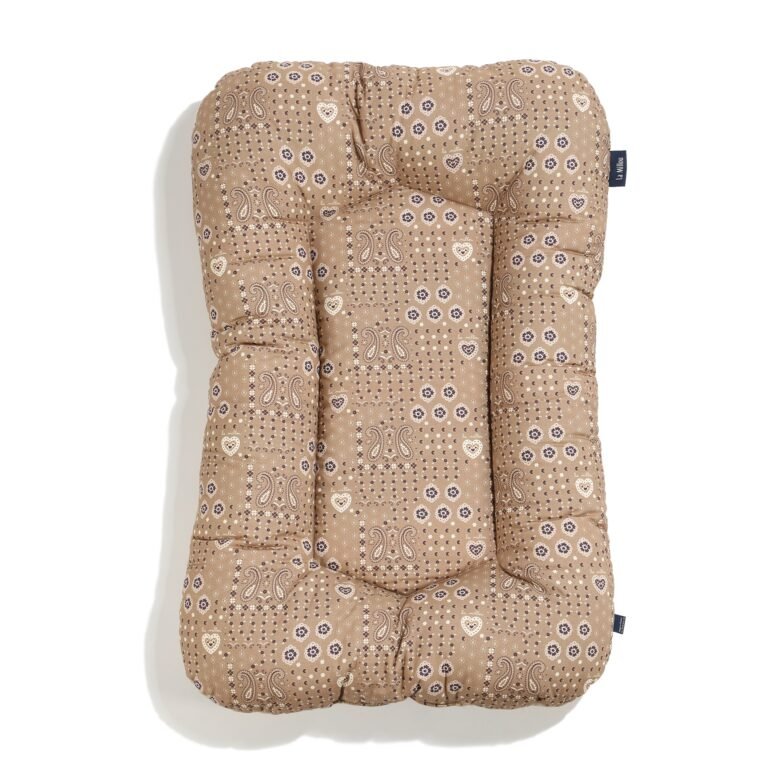 Babynest Baumwolle Velvet BANDANA MOCCA - M - 50 x 86 cm Hauptbild