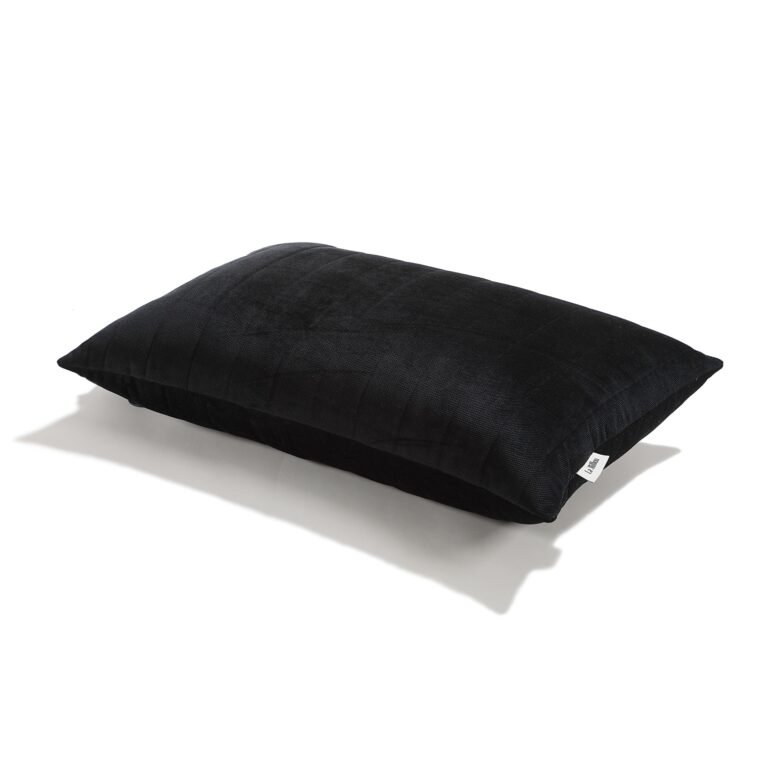 Kissen Velvet Pure BLACK - XL - 40 x 60 cm Hauptbild