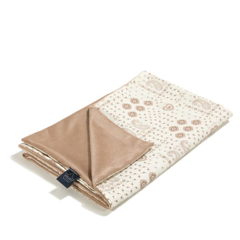 Leichte Decke Velvet BANDANA CREAM - M - 80 x 100 cm Hauptbild