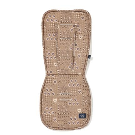 Kinderwagenauflage Baumwolle Velvet Multi BANDANA MOCCA Hauptbild