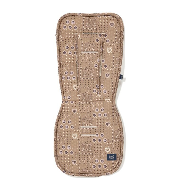 Kinderwagenauflage Baumwolle Velvet Multi BANDANA MOCCA Hauptbild