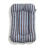 Babynest Baumwolle Velvet STRIPES BLUE - M - 50 x 86 cm Hauptbild