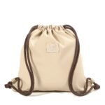 Rucksack gummisack BEIGE Hauptbild