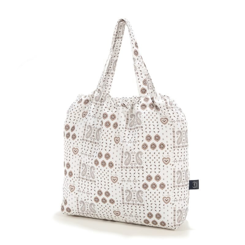 Shopper Tasche BANDANA CREAM - L Hauptbild