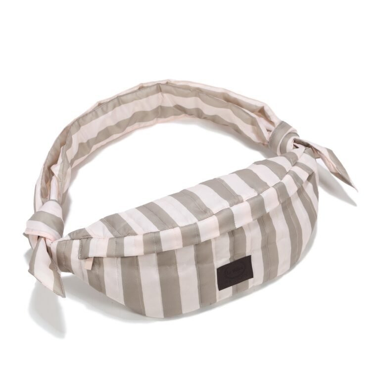 Bauchtasche aus Nylon STRIPES BEIGE Hauptbild
