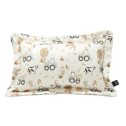 Kopfkissen Baumwolle ABC FARM - XL - 50 x 70 cm Hauptbild