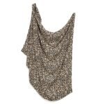 Pucktuch Bambus Musselin LEOPARD CREAM - 115 x 140 cm Hauptbild