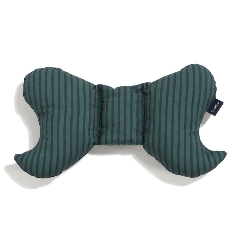 Angel's Wings Kissen Baumwolle Velvet STRIPES GREEN_Hauptbild