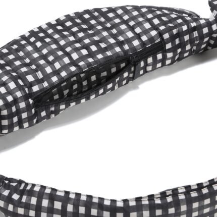 Bauchtasche aus Nylon BLACK VICHY_Bild2