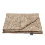 Bettdecke Bambus BANDANA MOCCA - M - 80 x 100 cm_Hauptbild