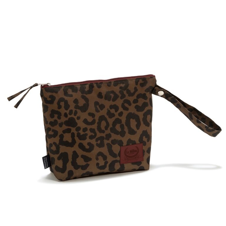 Wasserdichter Kulturbeutel LEOPARD CHOCO - S_Hauptbild