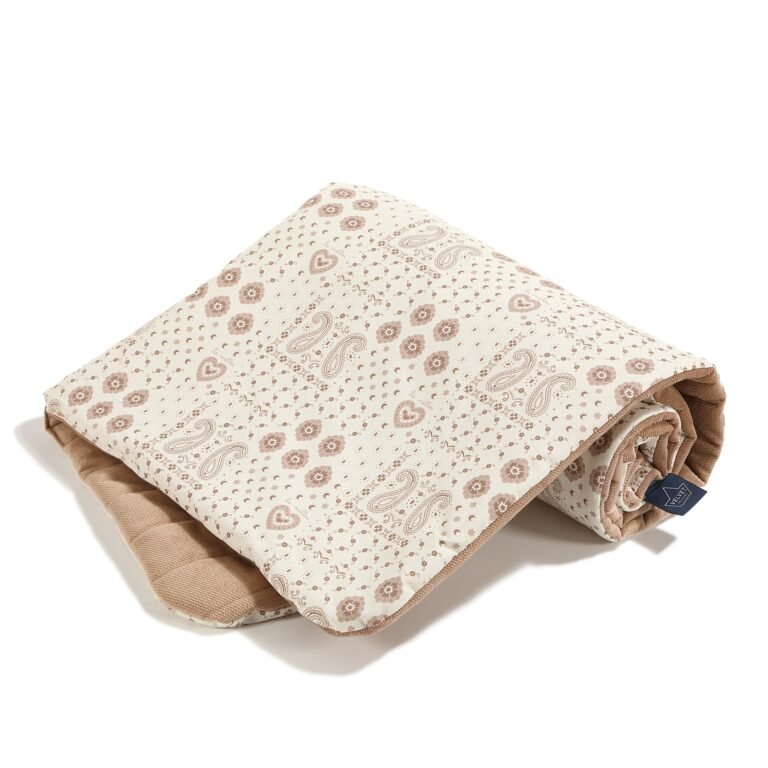 Warme Decke Velvet BANDANA CREAM - L - 110 x 140 cm_Hauptbild