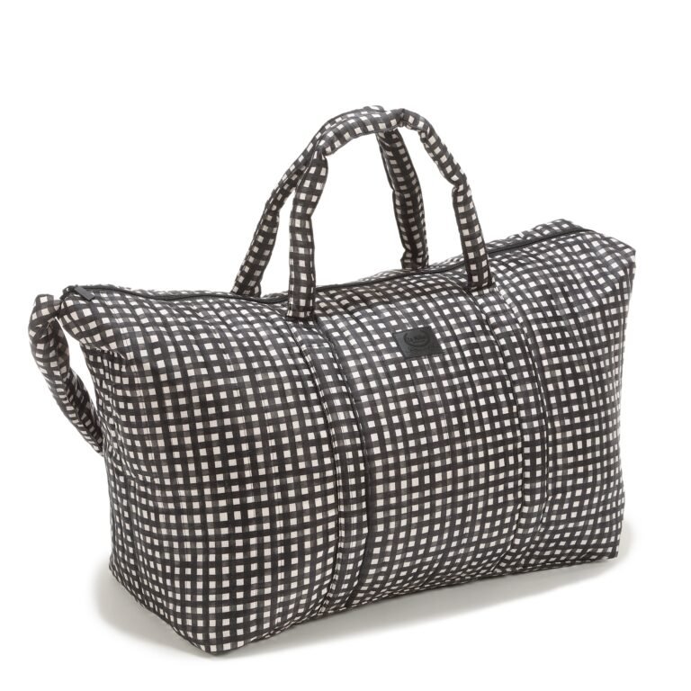 Wochenendtasche Nylon BLACK VICHY_Hauptbild