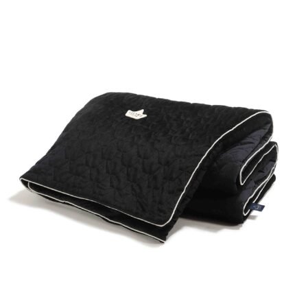 Warme Decke Velvet Pure BLACK - XL - 160 x 200 cm_Hauptbild