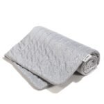 Warme Decke Velvet Pure DARK GREY - L - 110 x 140 cm_Hauptbild