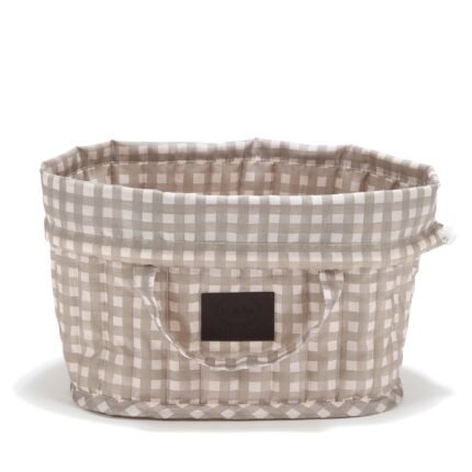 Windel-Organizer Nylon BEIGE VICHY_Hauptbild