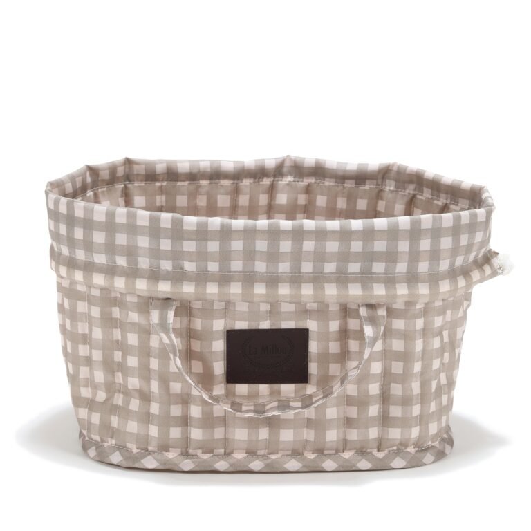 Windel-Organizer Nylon BEIGE VICHY_Hauptbild