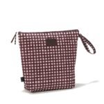 Wasserdichter Kulturbeutel BURGUNDY VICHY - XL_Hauptbild