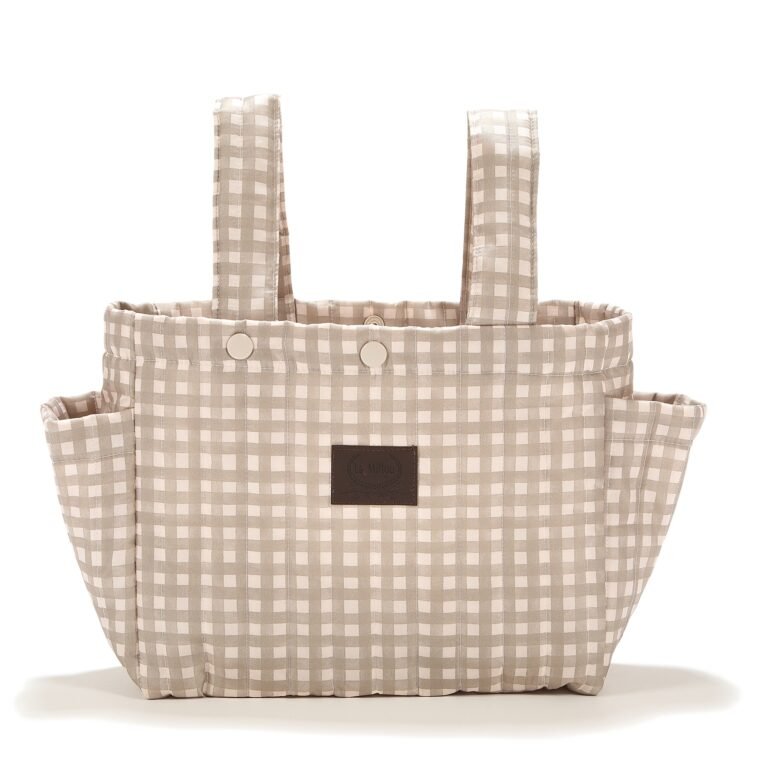 Kinderwagen-Organizer BEIGE VICHY_Hauptbild