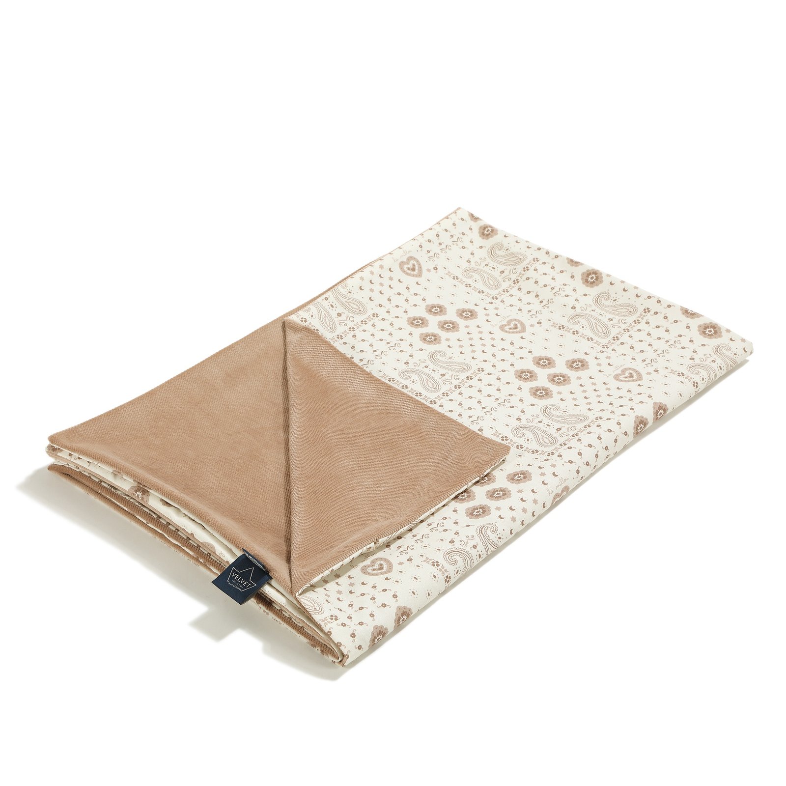 EZ00121797_1 Leichte Decke Velvet BANDANA CREAM - L - 110 x 140 cm_Hauptbild