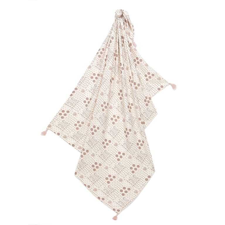 Pucktuch Bambus BANDANA CREAM - M - 100 x 120 cm_Hauptbild
