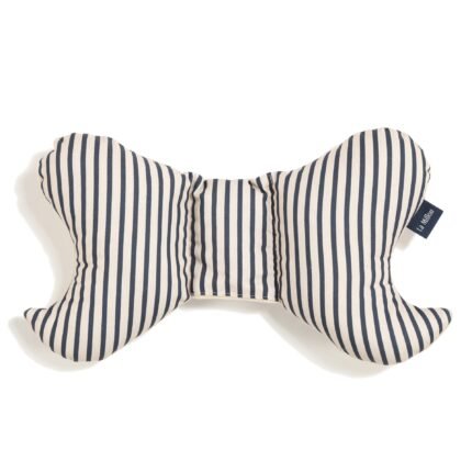Angel's Wings Kissen Baumwolle Velvet STRIPES NAVY_Hauptbild