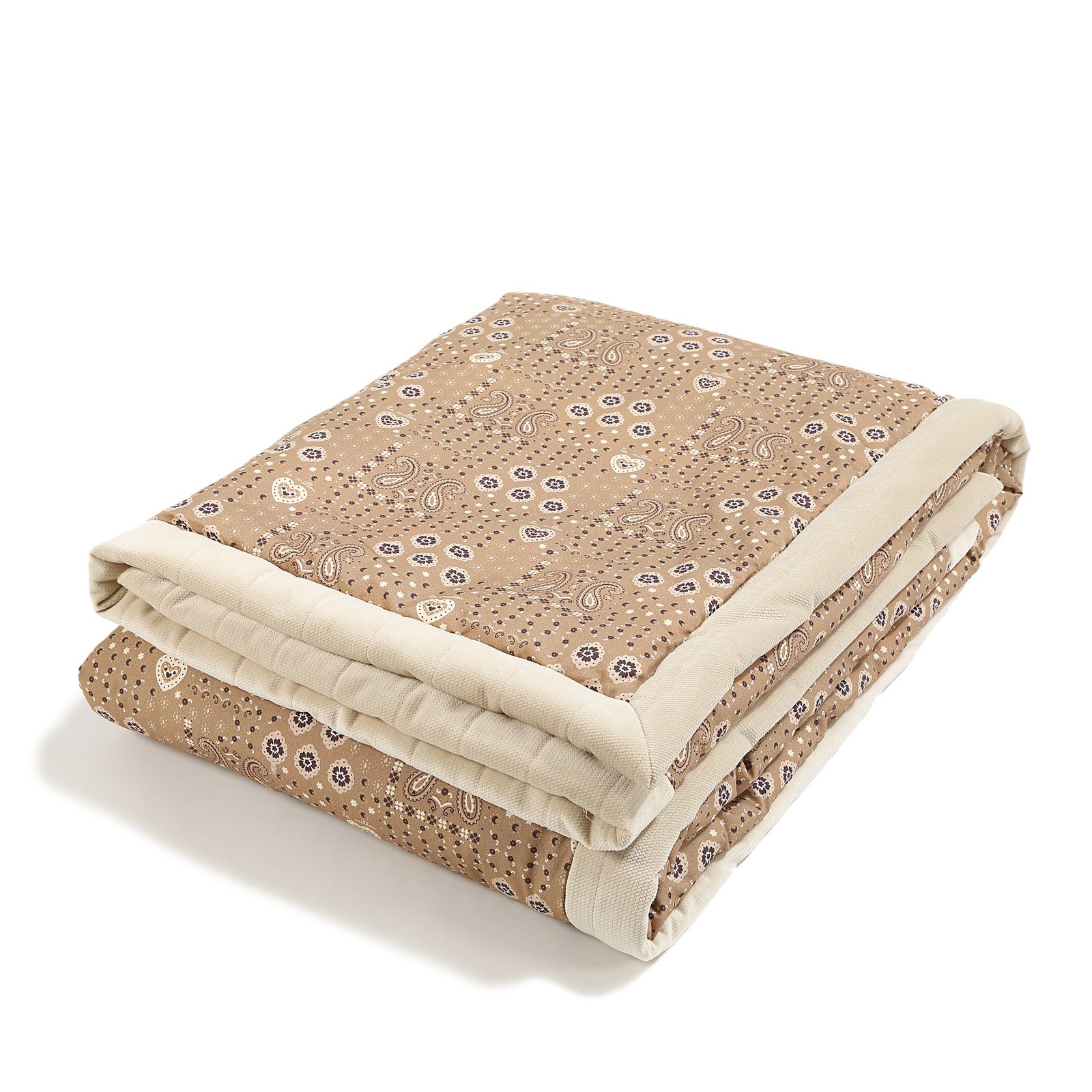 EZ00121789_1 Warme Decke Velvet BANDANA MOCCA - XL - 140 x 200 cm_Hauptbild