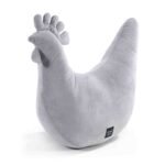 Oma Dana's Henne Kissen Velvet DARK GREY_Hauptbild