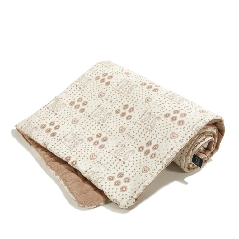 Warme Decke Velvet BANDANA CREAM - M - 80 x 100 cm_Hauptbild