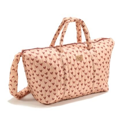 Wochenendtasche Nylon HEARTBEAT PINK_Hauptbild