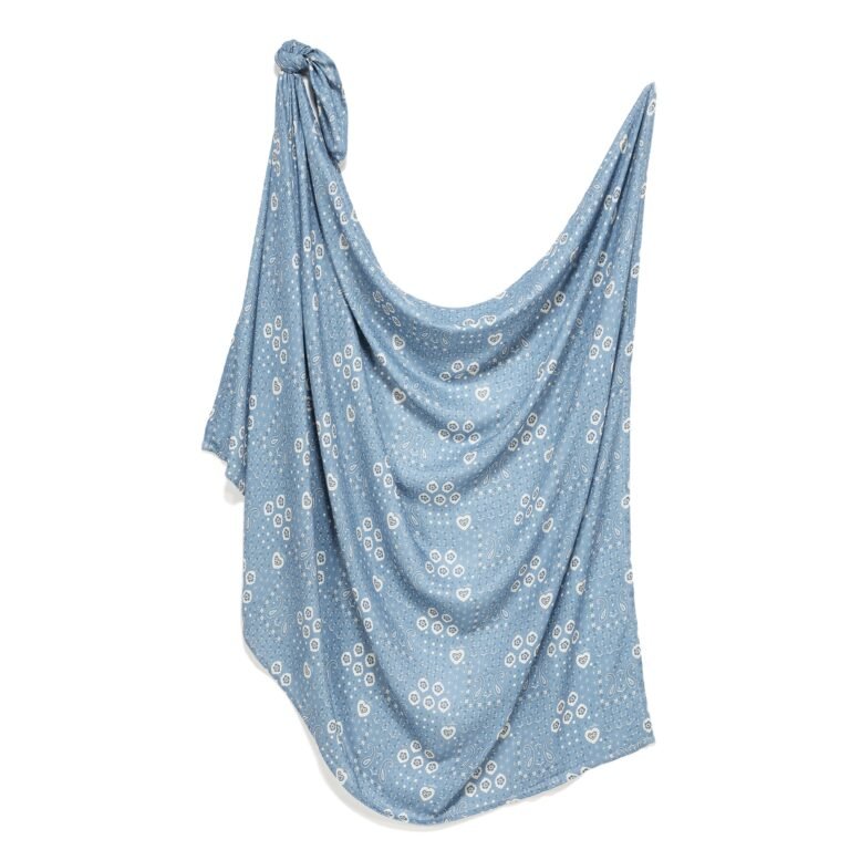Pucktuch Bambus Musselin BANDANA DENIM - 115 x 140 cm_Hauptbild