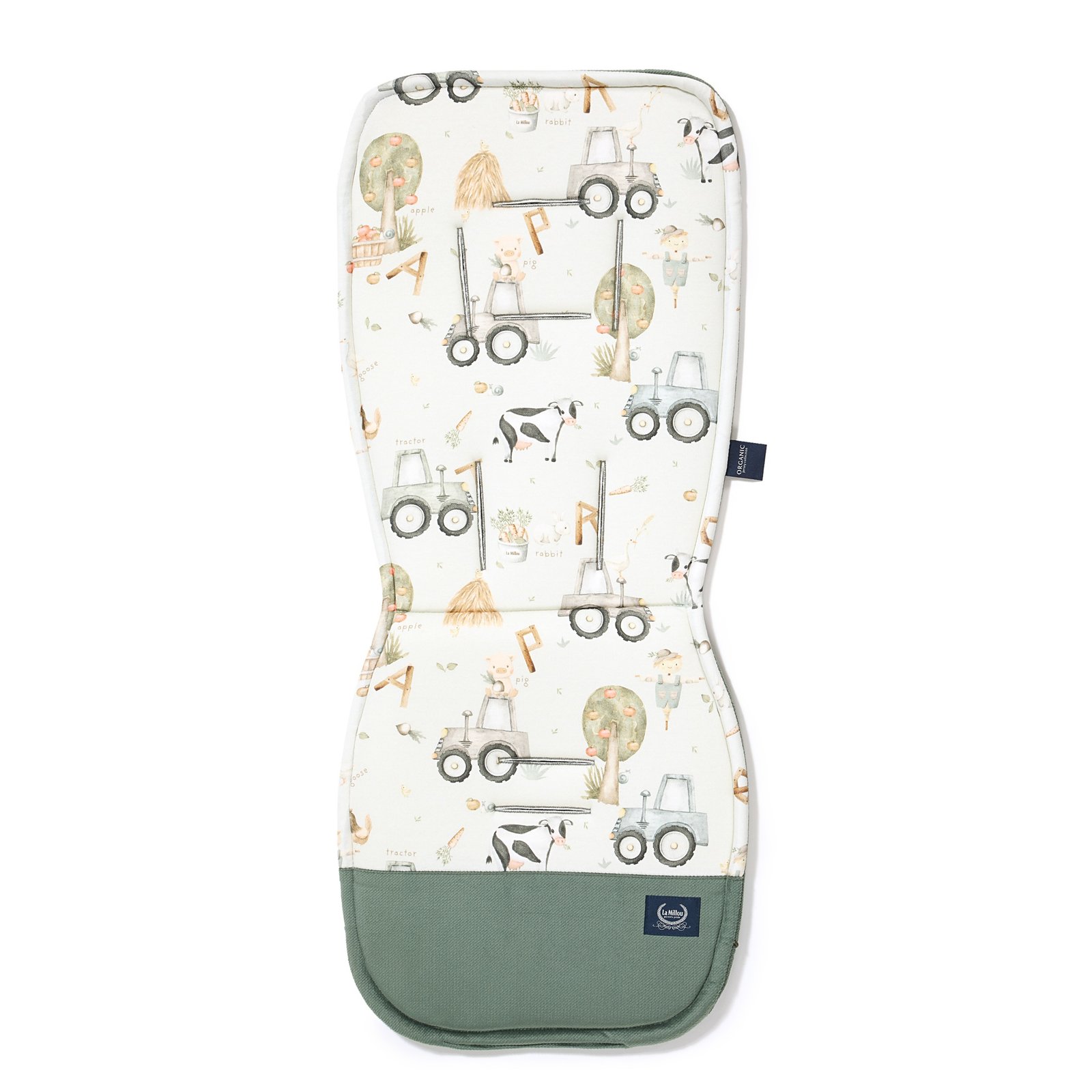 EZ00120799_1 Kinderwagenauflage Jersey ABC FARM_Hauptbild
