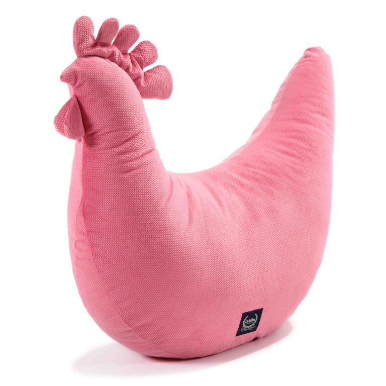 Oma Dana's Henne Kissen Velvet FLORIDA PINK_Hauptbild