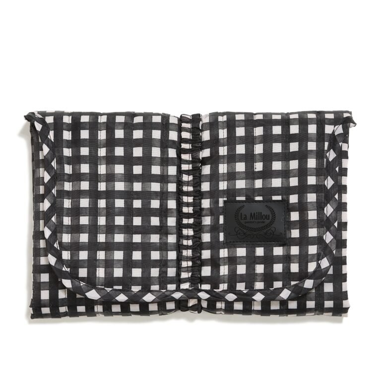 Wickelunterlage BLACK VICHY_Hauptbild