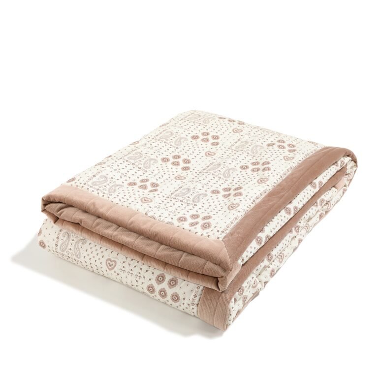 Warme Decke Velvet BANDANA CREAM - XL - 140 x 200 cm_Hauptbild