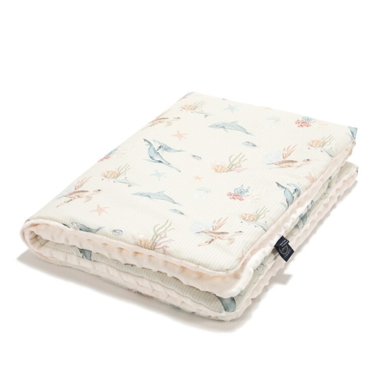 Warme Decke Minky SEAWORLD - M - 80 x 100 cm_Hauptbild