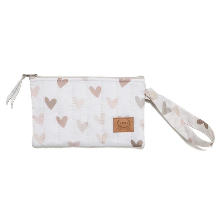 Nylon-Täschchen HEARTBEAT BEIGE_Hauptbild