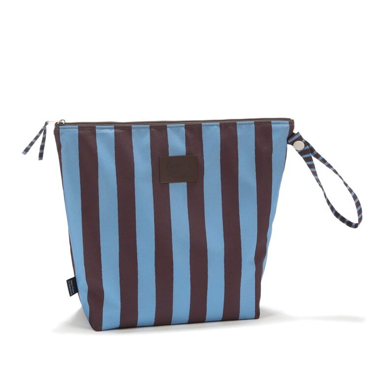 Wasserdichter Kulturbeutel STRIPES BLUE - XL_Hauptbild