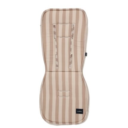 Kinderwagenauflage Baumwolle Velvet Multi STRIPES BEIGE_Hauptbild