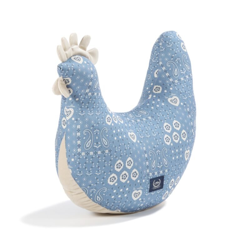 Oma Dana's Henne Kissen Bambus BANDANA DENIM_Hauptbild