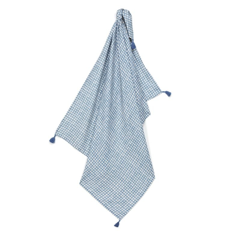 Pucktuch Bambus BERRY VICHY - L - 110 x 140 cm_Hauptbild