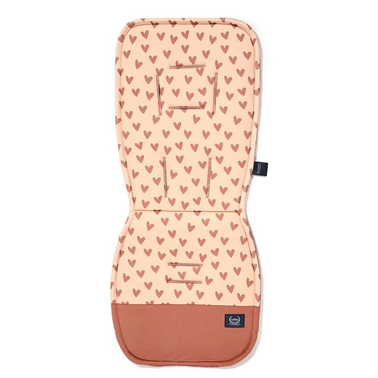 Kinderwagenauflage Jersey HEARTBEAT PINK_Hauptbild