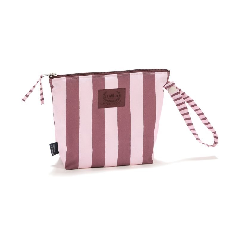 Wasserdichter Kulturbeutel STRIPES PINK - S_Hauptbild