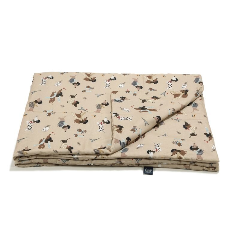 Bettdecke Bambus PIERRE THE DOG - L - 110 x 140 cm_Hauptbild