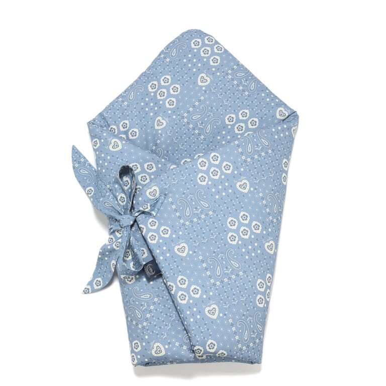 Einschlagdecke BANDANA DENIM - S - 75 x 75 cm_Hauptbild