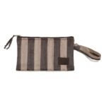Nylon-Täschchen STRIPES BROWN_Hauptbild