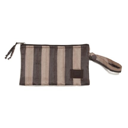 Nylon-Täschchen STRIPES BROWN_Hauptbild