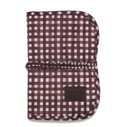 Windeltasche Nylon BURGUNDY VICHY_Hauptbild