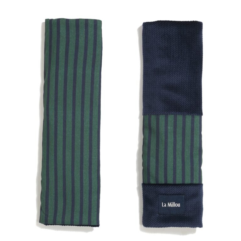 Gurtschoner Baumwolle Velvet STRIPES GREEN_Hauptbild